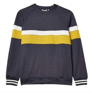 Cotopaxi Bandera Crew Fleece Sweatshirt Grey Yellow Men's XL